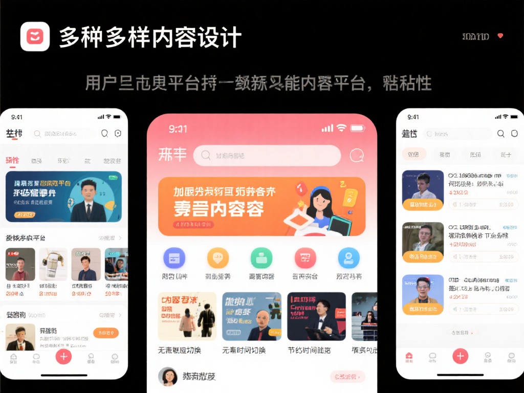 这种多样化的内容设计，不仅让用户有更多的选择余地，